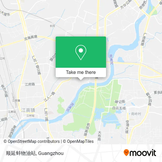 顺延蚌物油站 map