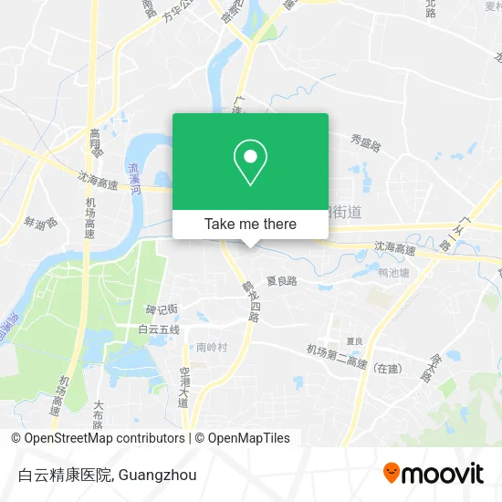 白云精康医院 map