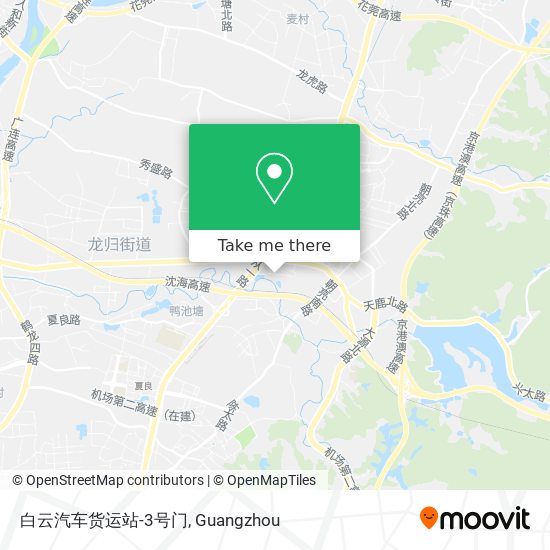 白云汽车货运站-3号门 map