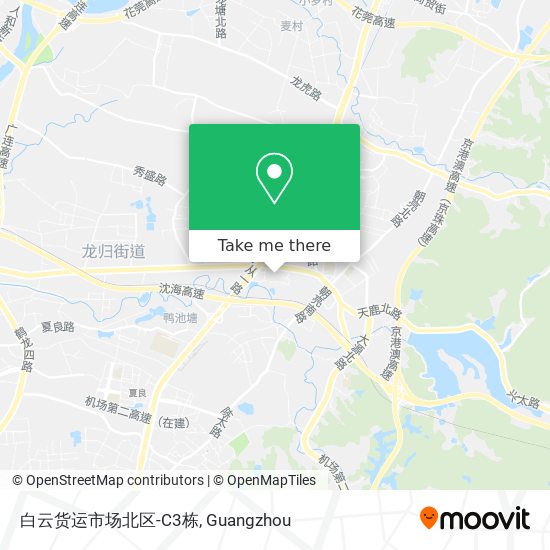 白云货运市场北区-C3栋 map