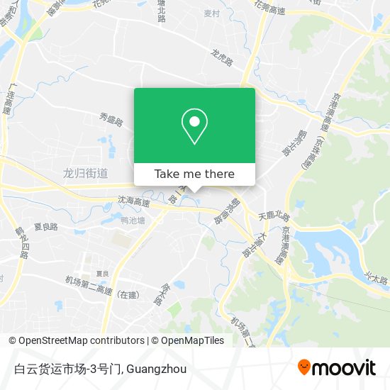 白云货运市场-3号门 map
