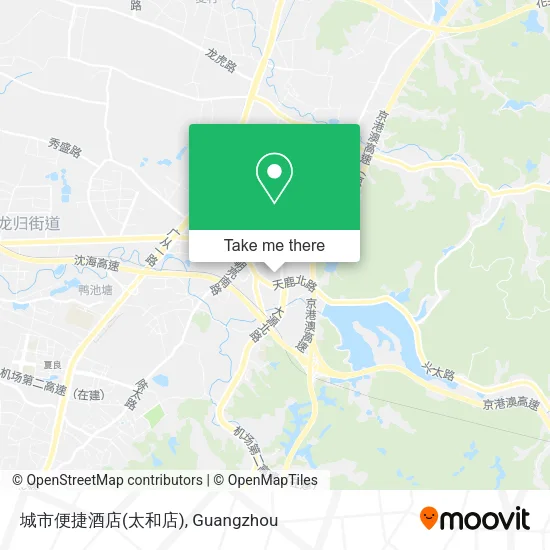 城市便捷酒店(太和店) map