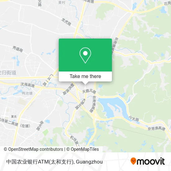 中国农业银行ATM(太和支行) map