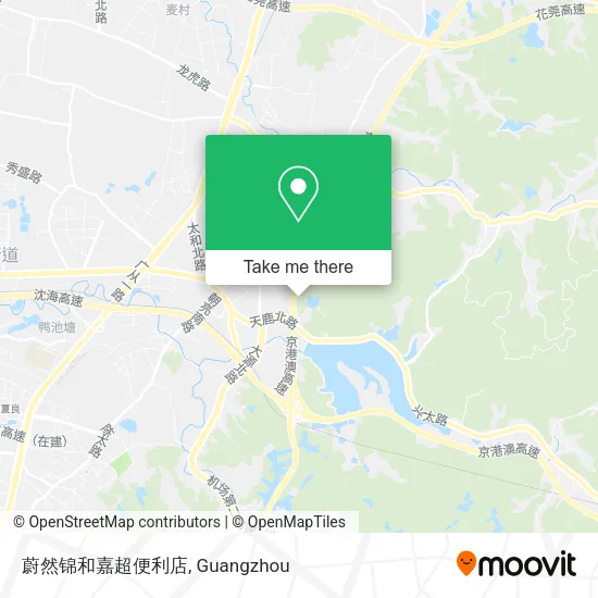 蔚然锦和嘉超便利店 map