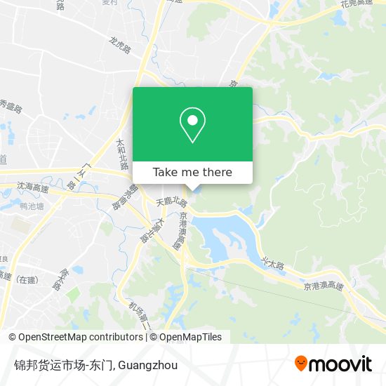 锦邦货运市场-东门 map