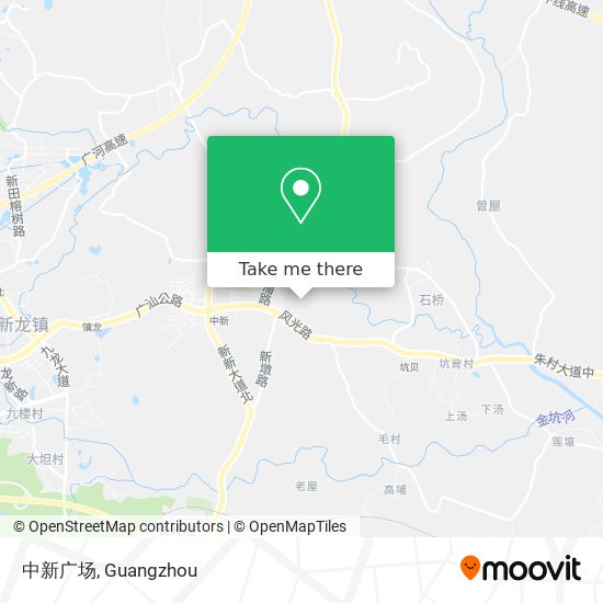 中新广场 map