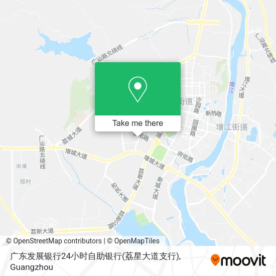 广东发展银行24小时自助银行(荔星大道支行) map