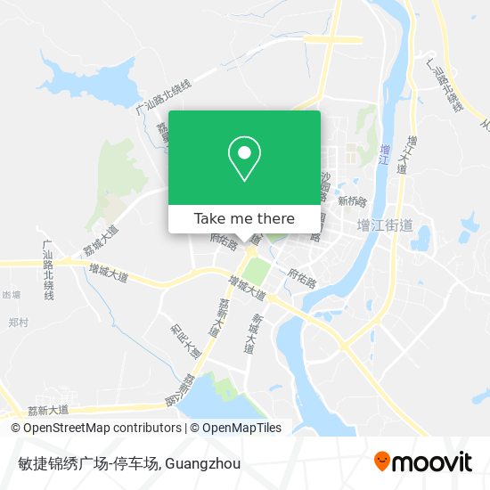 敏捷锦绣广场-停车场 map