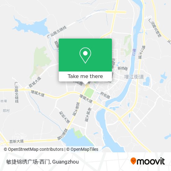 敏捷锦绣广场-西门 map