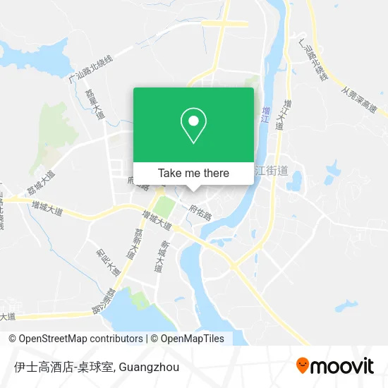 伊士高酒店-桌球室 map