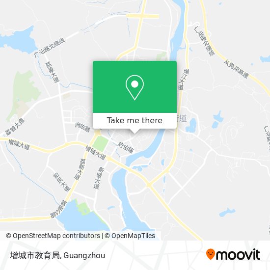 增城市教育局 map