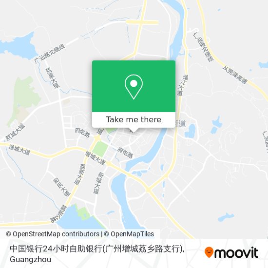 中国银行24小时自助银行(广州增城荔乡路支行) map