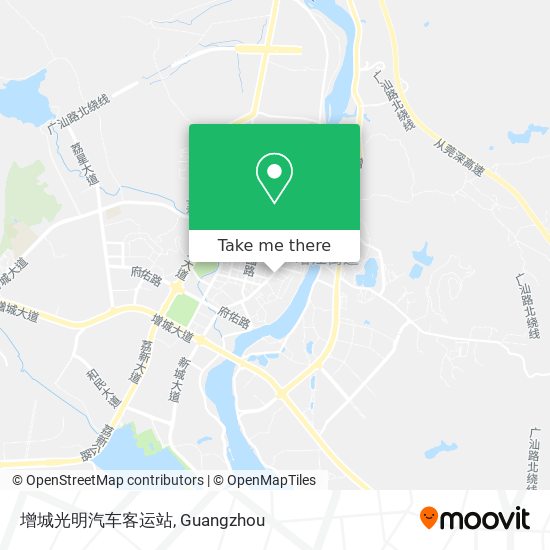 增城光明汽车客运站 map