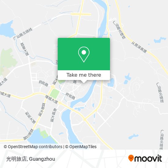 光明旅店 map