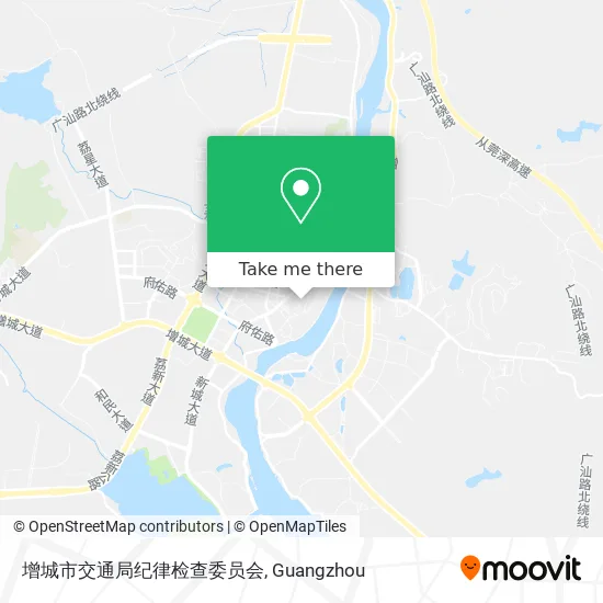 增城市交通局纪律检查委员会 map