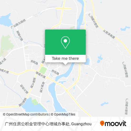 广州住房公积金管理中心增城办事处 map