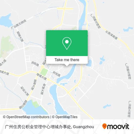 广州住房公积金管理中心增城办事处 map