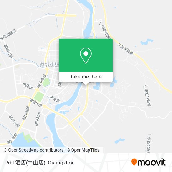 6+1酒店(中山店) map