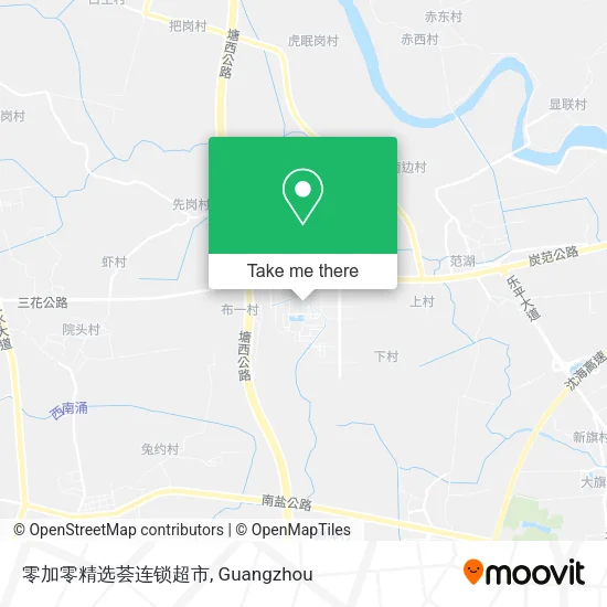 零加零精选荟连锁超市 map
