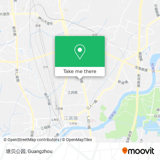 塘贝公园 map