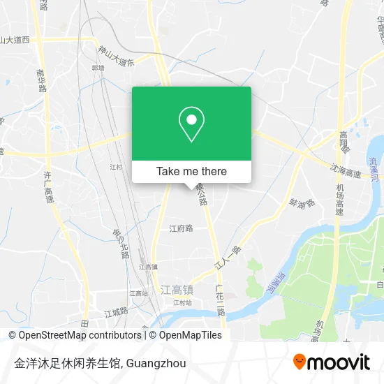 金洋沐足休闲养生馆 map