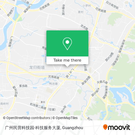 广州民营科技园-科技服务大厦 map