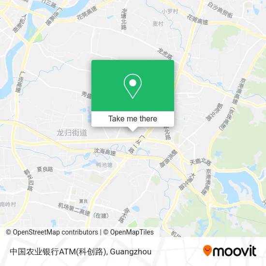 中国农业银行ATM(科创路) map