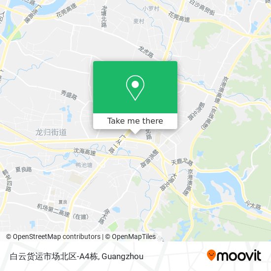 白云货运市场北区-A4栋 map