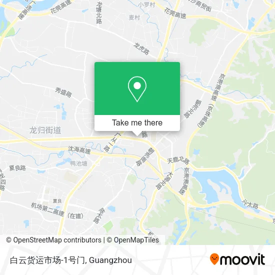 白云货运市场-1号门 map