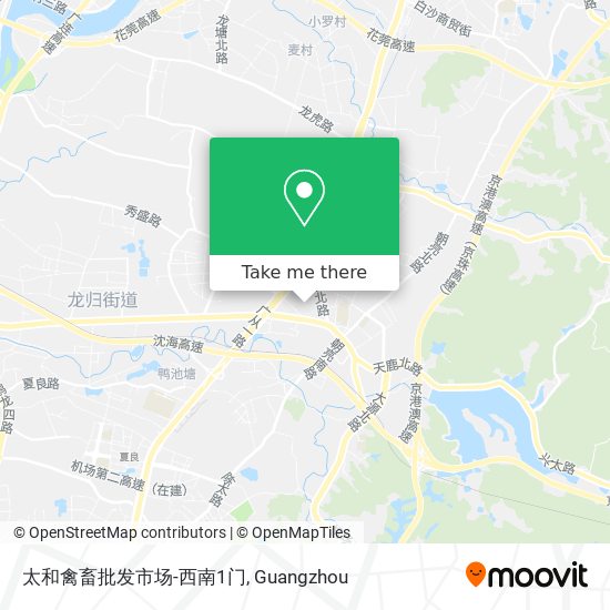 太和禽畜批发市场-西南1门 map