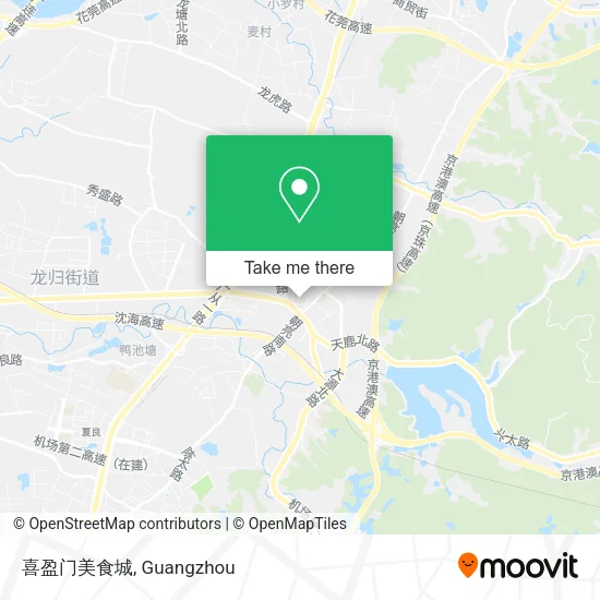 喜盈门美食城 map