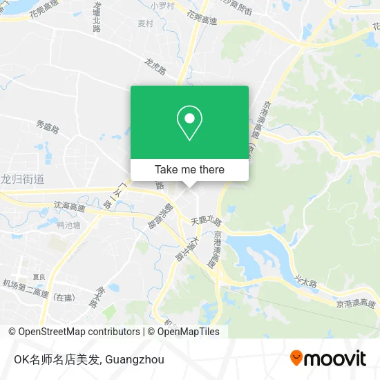 OK名师名店美发 map