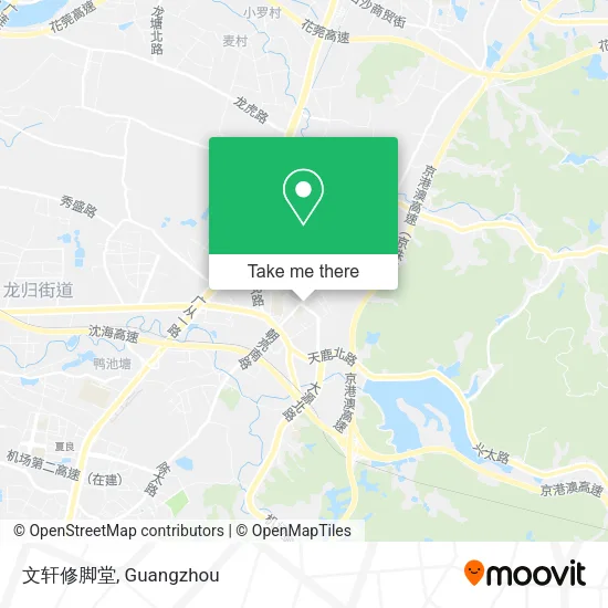 文轩修脚堂 map