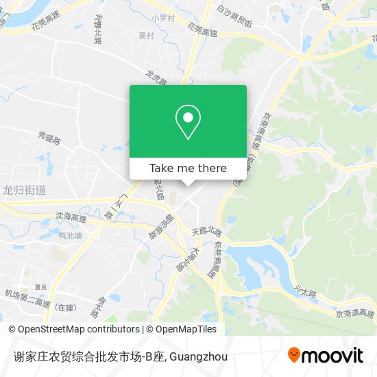 谢家庄农贸综合批发市场-B座 map