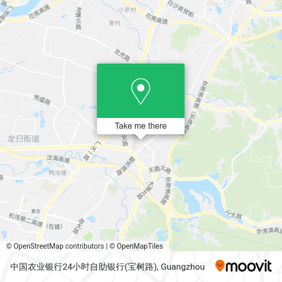 中国农业银行24小时自助银行(宝树路) map
