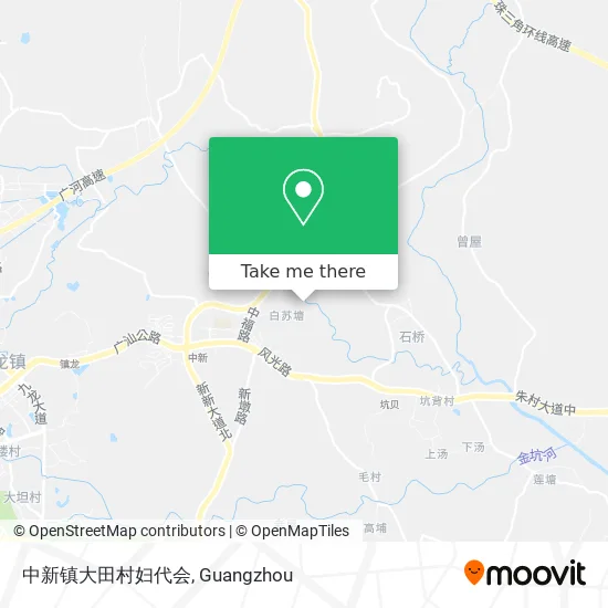 中新镇大田村妇代会 map