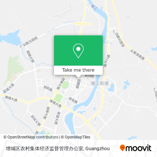 增城区农村集体经济监督管理办公室 map