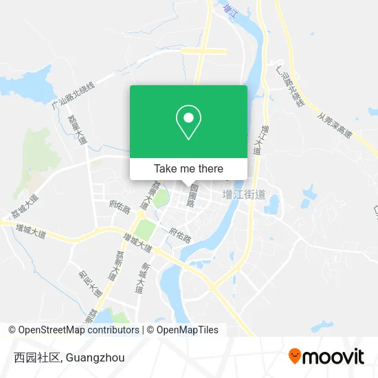 西园社区 map