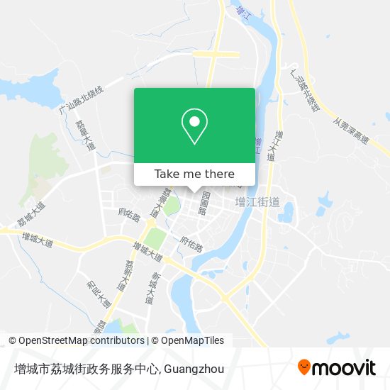 增城市荔城街政务服务中心 map