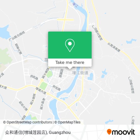 众和通信(增城莲园店) map
