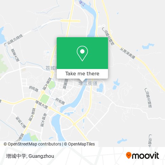 增城中学 map