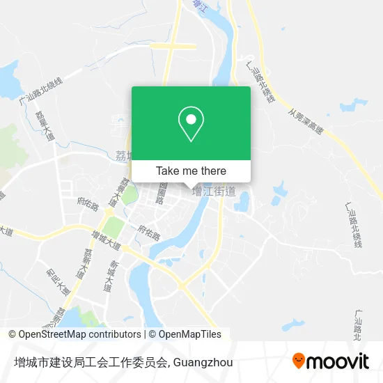 增城市建设局工会工作委员会 map
