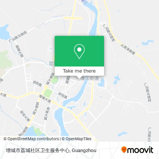 增城市荔城社区卫生服务中心 map