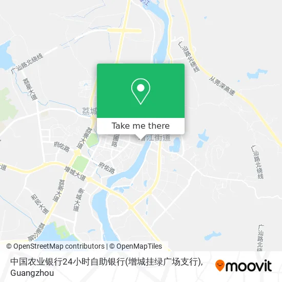 中国农业银行24小时自助银行(增城挂绿广场支行) map