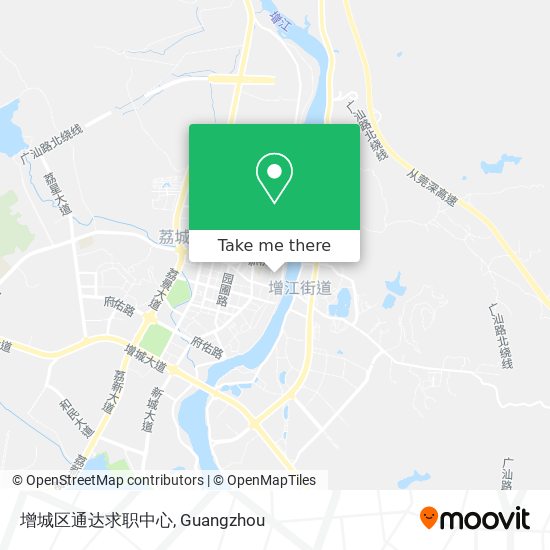 增城区通达求职中心 map