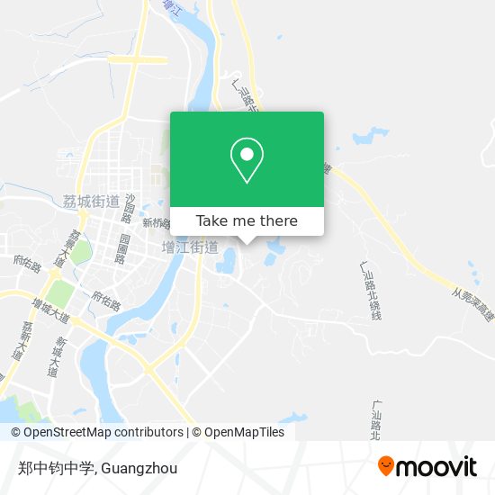 郑中钧中学 map