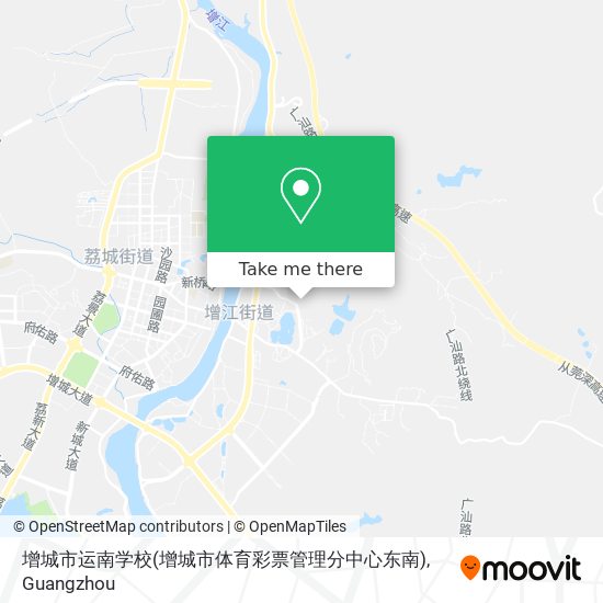 增城市运南学校(增城市体育彩票管理分中心东南) map