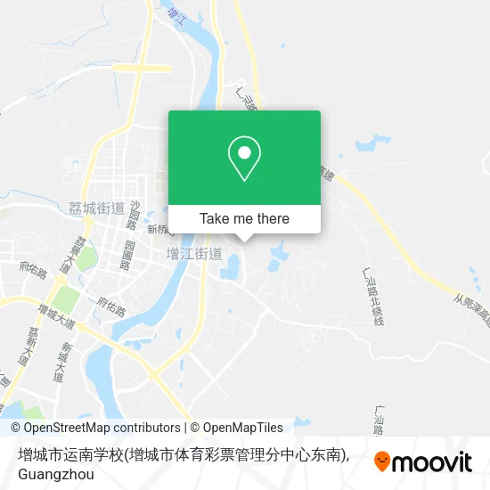 增城市运南学校(增城市体育彩票管理分中心东南) map