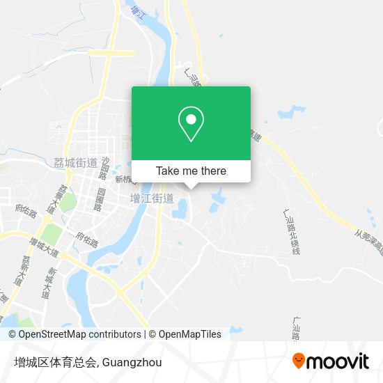 增城区体育总会 map