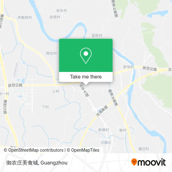 御农庄美食城 map